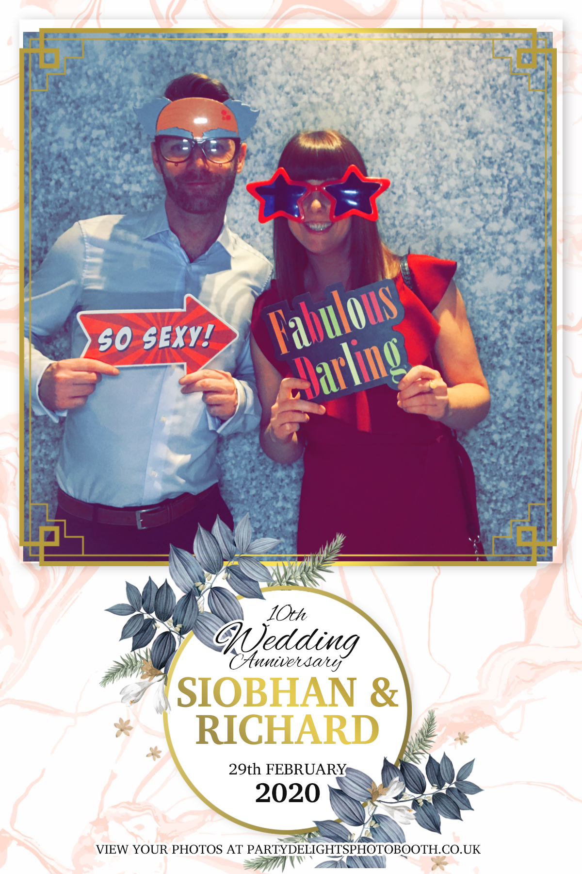 Siobhan and Richards Vow renewal  | View more photos from the event at gallery.partydelightsphotobooth.co.uk/u/PartyDelightsPhotoBooth/Siobhan-and-Richards-Vow-renewal